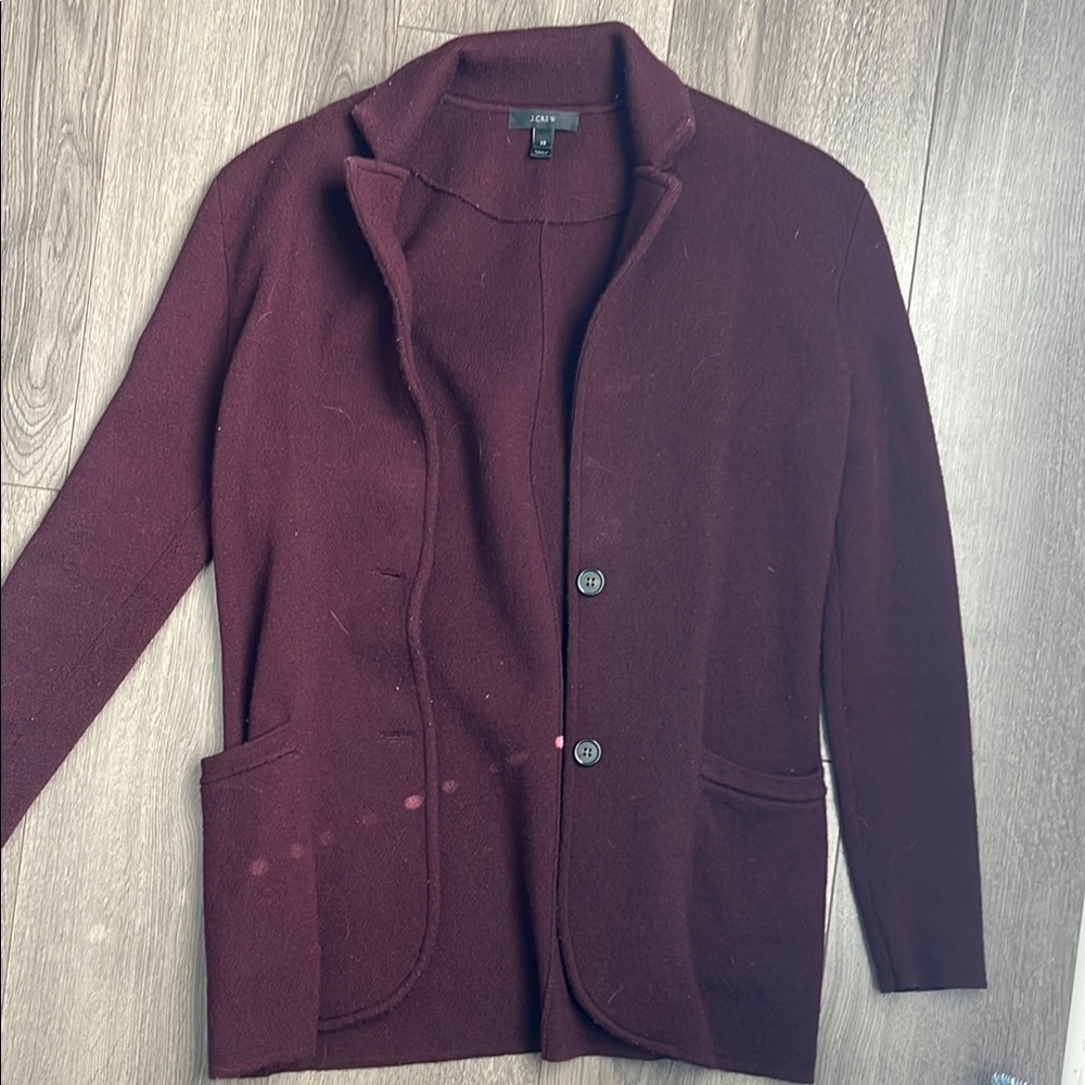 Elegant Burgundy Women's Jacket
